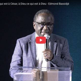 Rendez à César ce qui est à César, à Dieu ce qui est à Dieu – Edmond Bassidjé